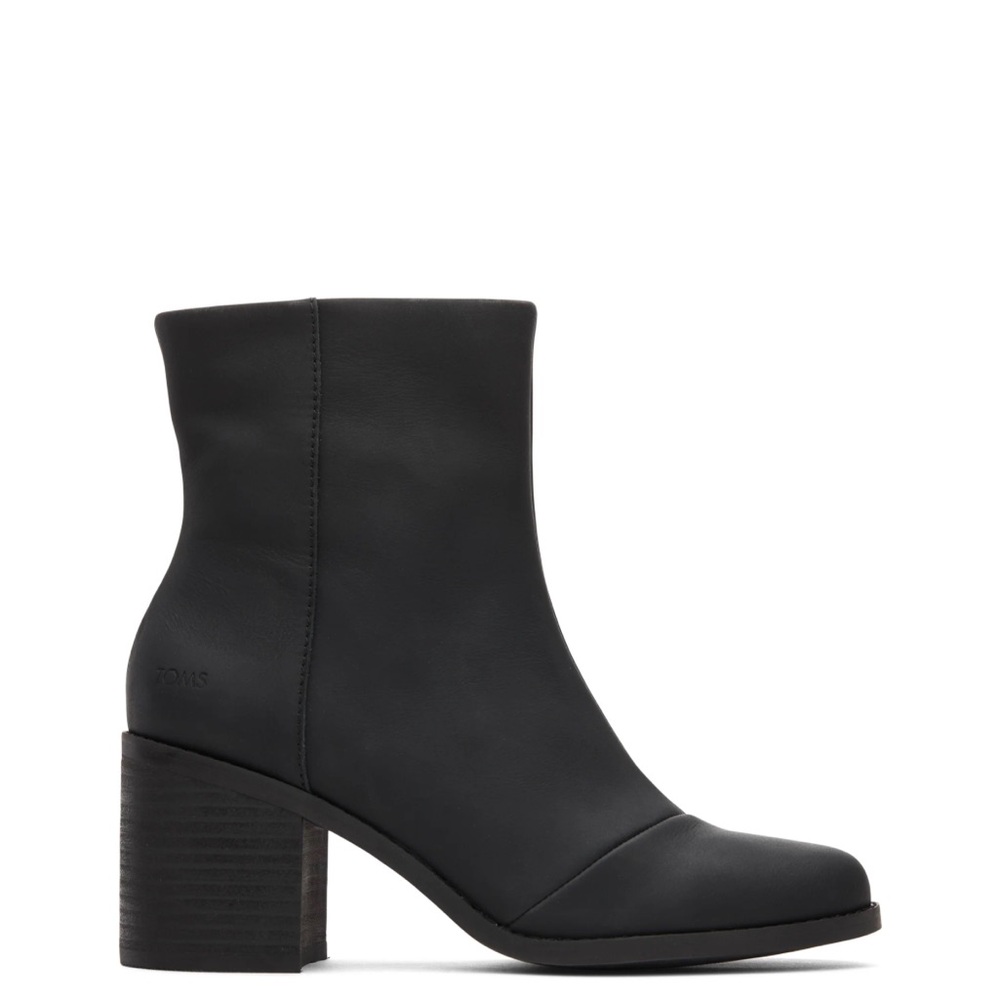 Toms Evelyn Heeled Boots - Black